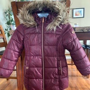 Girls Michael Kors Puffer Jacket Size 5/6